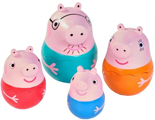 Toomies Peppa Pig stapelbare Familie - Lernspielzeug - Peppa-3
