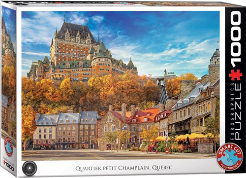 Eurographics Puzzle Petit Champlain Québec - 1000 Teile Karton-2
