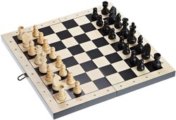 Philos Schach-/Dame-/Backgammon-Kassettenfeld 50 mm, Königshöhe 100 mm