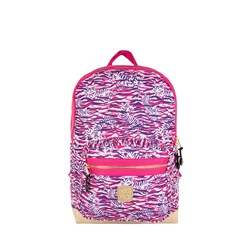 Pick & Pack Tiger Rucksack M rosa - Kinderrucksack mit Tigerprint