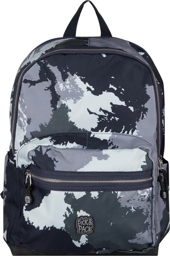 Pick & Pack Faded Camo Rucksack L / Grau