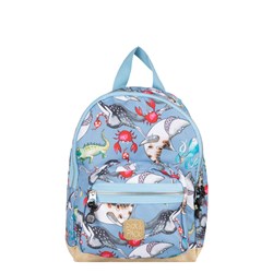 Pick & Pack Lustige Tiere Kinderrucksack S Mega wolkengrau Schulrucksack