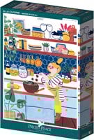 Pieces & Peace Puzzle Küche 1000 Teile buntes Puzzlespaß-2