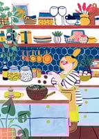 Pieces & Peace Puzzle Küche 1000 Teile buntes Puzzlespaß