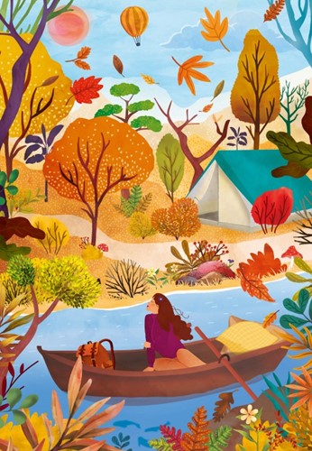 Pieces & Peace Farben des Herbstes - 1000 Teile
