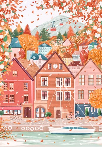 Pieces & Peace Puzzle Berge - 1000 Teile Puzzle Erwachsene