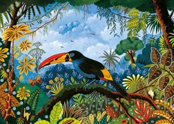 Pieces & Peace Puzzle Blauer Tukan - 1000 Teile Puzzle