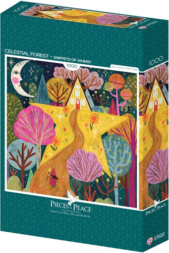 Pieces & Peace Puzzle Celestial Forest 1000 Teile bunt-2