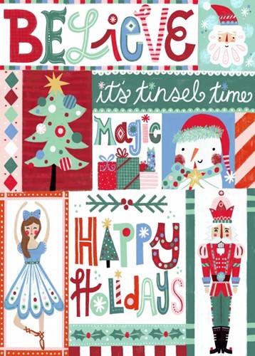 Pieces & Peace Weihnachts-Collage - 500 Teile