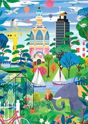 Pieces & Peace Puzzle Fantastic Nantes - 1500 Teile Puzzlespiel
