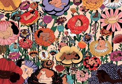 Pieces & Peace Puzzle Blumenfrauen - 1000 Teile Puzzle Spielzeug