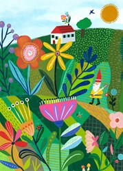 Pieces & Peace Puzzle Garden Whimsy - 500 Teile buntes Spielzeug