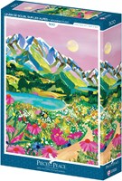 Pieces & Peace Puzzle Sonnenaufgang Alpen 500 Teile Puzzle-2