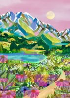 Pieces & Peace Puzzle Sonnenaufgang Alpen 500 Teile Puzzle