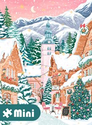 Pieces & Peace Puzzle Megève Französische Alpen 96 Teile Mini Puzzle
