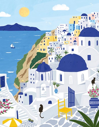 Pieces & Peace Santorini - 500 Teile