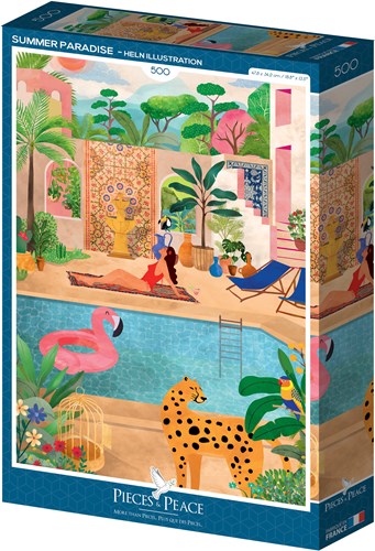 Pieces & Peace Puzzle Sommerparadies - 500 Teile Puzzle-2