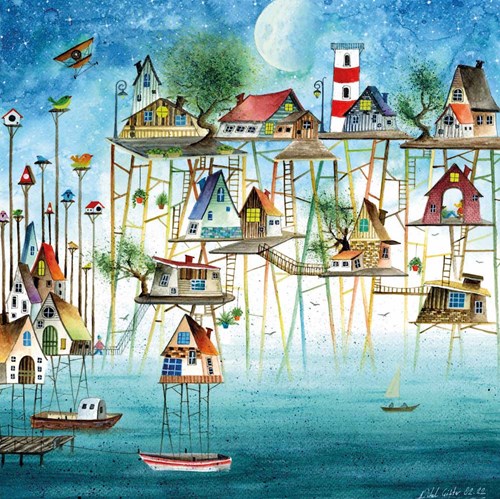 Magnolia Puzzle Pier City - Puzzle 1023 Teile mehrfarbig