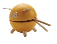 PlanToys Holzspielzeug Sparschwein Gelb-Orchard-3