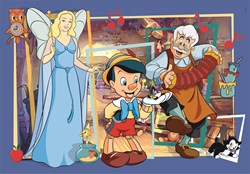 Clementoni Puzzle Pinocchio - 104 Teile - Kinderpuzzle Karton