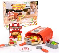 Fat Brain Toys Pizza Spielset - Lernspielzeug für Kinderküche und Rollenspiel