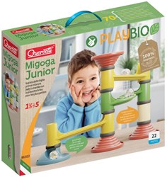 Quercetti Murmelbahn - Play Bio - nachhaltiges Spielzeug 22-teilig