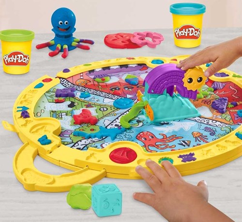 Hasbro Play-Doh faltbare Spielmatte Knetset - kreatives Spielzeug für Kinder-3