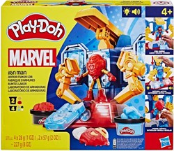 Hasbro Play-Doh Marvel Iron Man Spielset - Knete - Inklusive Iron Man Figur
