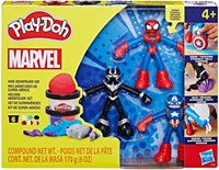 Hasbro Marvel Knetset Play-Doh Spielset mit Superheldenfiguren