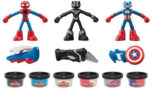 Hasbro Marvel Knetset Play-Doh Spielset mit Superheldenfiguren-2