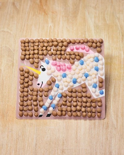 PlayMais Bastelset Einhorn Mosaik - kreatives Spielzeug-2