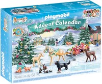Playmobil Weihnachts-Adventskalender Pferde Schlittenfahrt - Spielset