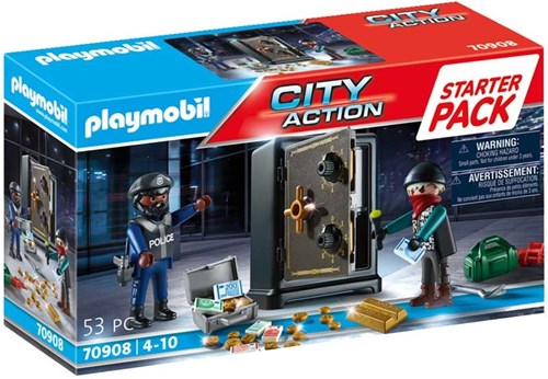 Playmobil Spielzeug Starterpack Tresorknacker 70908 Polizei Set