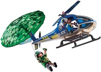 Playmobil Polizeihelikopter Spielzeug Fallschirm-Verfolgung 70569-2