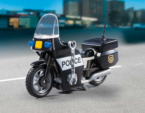 Playmobil Polizei Spielzeugkoffer City Action tragbares Spielfigurenset-3