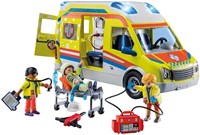 Playmobil City Life Rettungswagen Spielzeug mit Licht und Sound 71202-2