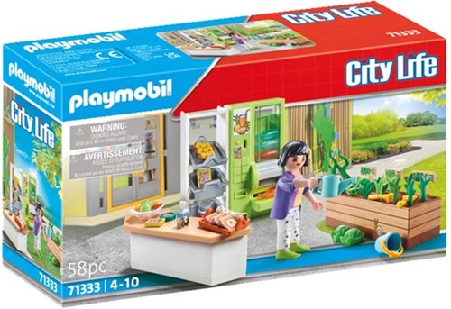 Playmobil City Life Verkaufsstand Spielzeug Kiosk Lunchset
