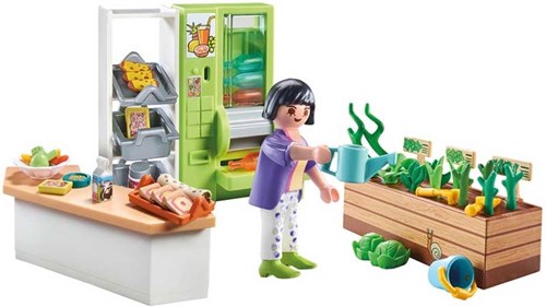 Playmobil City Life Verkaufsstand Spielzeug Kiosk Lunchset-2