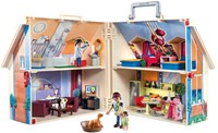 Playmobil Dollhouse Puppenhaus 64-teilig tragbares Puppenhaus - 70985-2