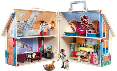 Playmobil Puppenhaus - Mein Puppenhaus zum Mitnehmen 70985-2
