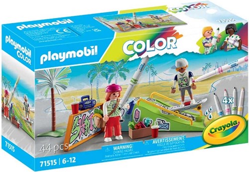 Playmobil Skatepark Spielset - buntes Sportspielzeug für Kinder