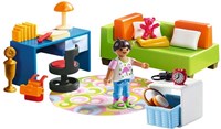 Playmobil Dollhouse Kinderzimmer mit Schlafsofa - Teenagerzimmer Spielset-2
