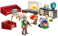PLAYMOBIL Dollhouse 70207 Gemütliches Wohnzimmer, mit Lichteffekt, ab 4 Jahren-2