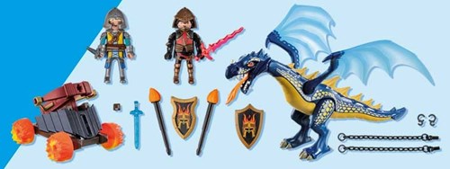 Playmobil Drachen Spielzeug Gefechtsdrache - Fantasy Ritter Abenteuer-3