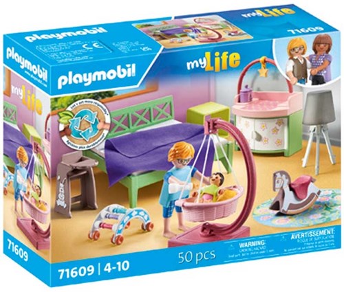 Playmobil Schlafzimmer Spielset mit Baby Spielecke - My Life - 71609