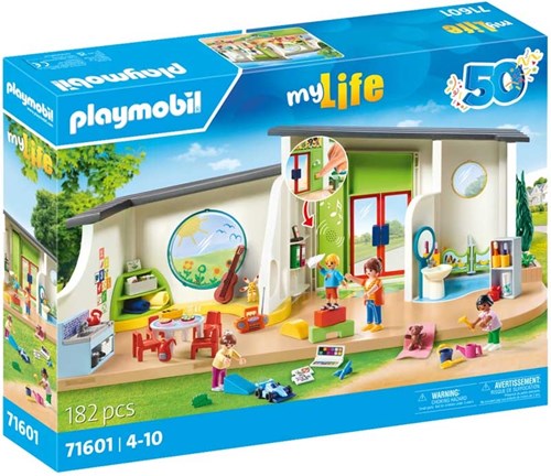 Playmobil Kindergarten Spielset - My Life Regenbogen Kita