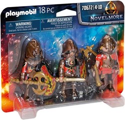Playmobil Burnham Raiders Set - 3 Ritter Spielfiguren 70672