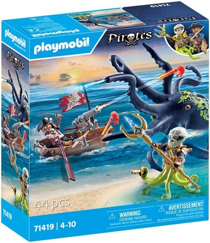 Playmobil Pirates Piraten Spielzeug Kampf gegen den Riesenoktopus