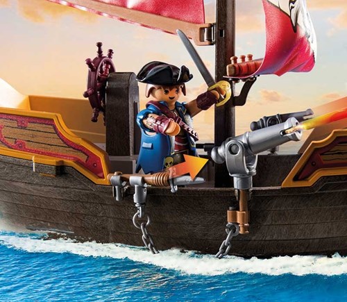 Playmobil Piratenschiff Spielzeug mit Zubehör - Piraten Abenteuer-3