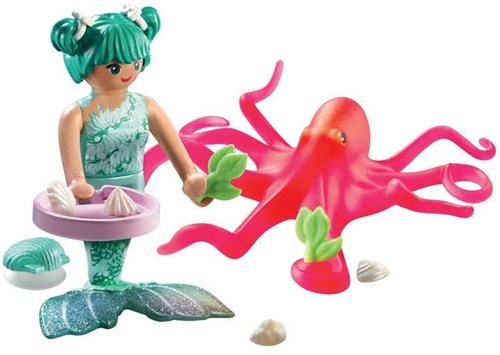 Zeemeermin Met Van Kleur Veranderende Octopus-2